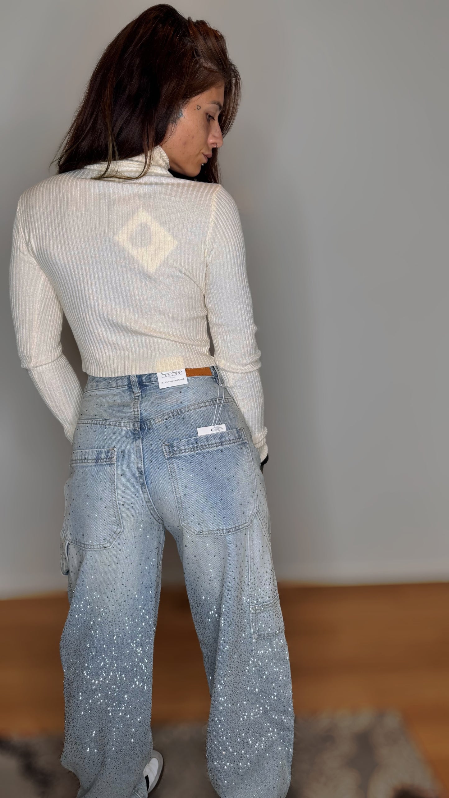 Jeans Brillantini