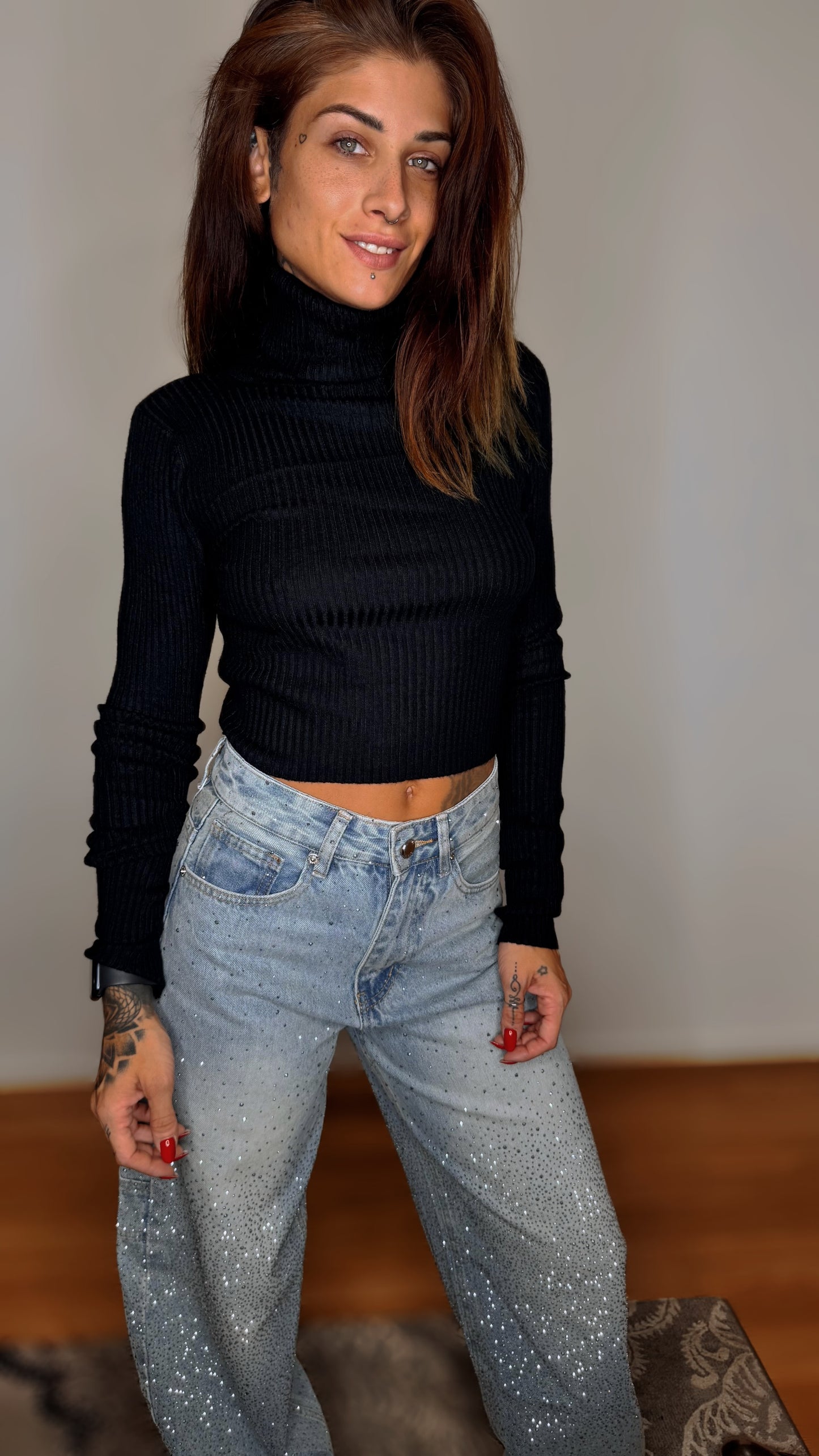 Top collo alto